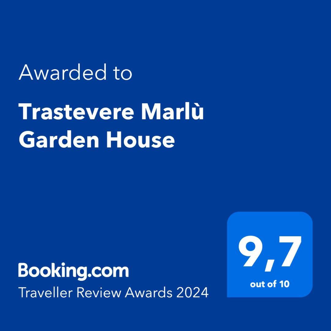 Apartamento Trastevere Marlu Garden House Roma Exterior foto